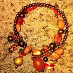 Summer/ Fall Colored Necklace I ⁴