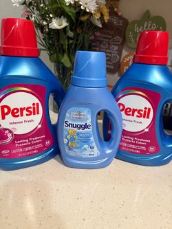 Persil Intense Fresh Detergent & Snuggle Fabric Softener Bundle