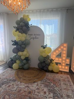 Birthday backdrop