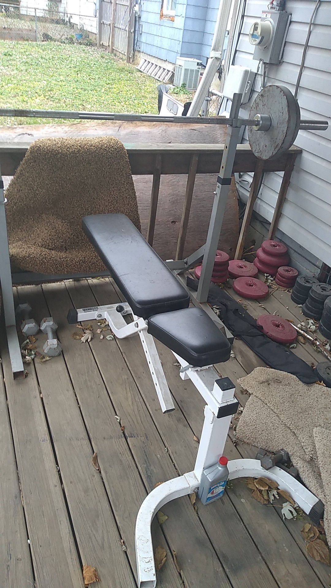 Bench weights everything
