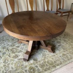 Antique Dining Table/6 chairs (4 Insert Leafs) $1200