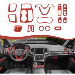 Jeep Grand Cherokee Interior Decoration Trim Red