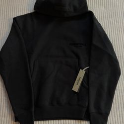 Black Essential Hoodie
