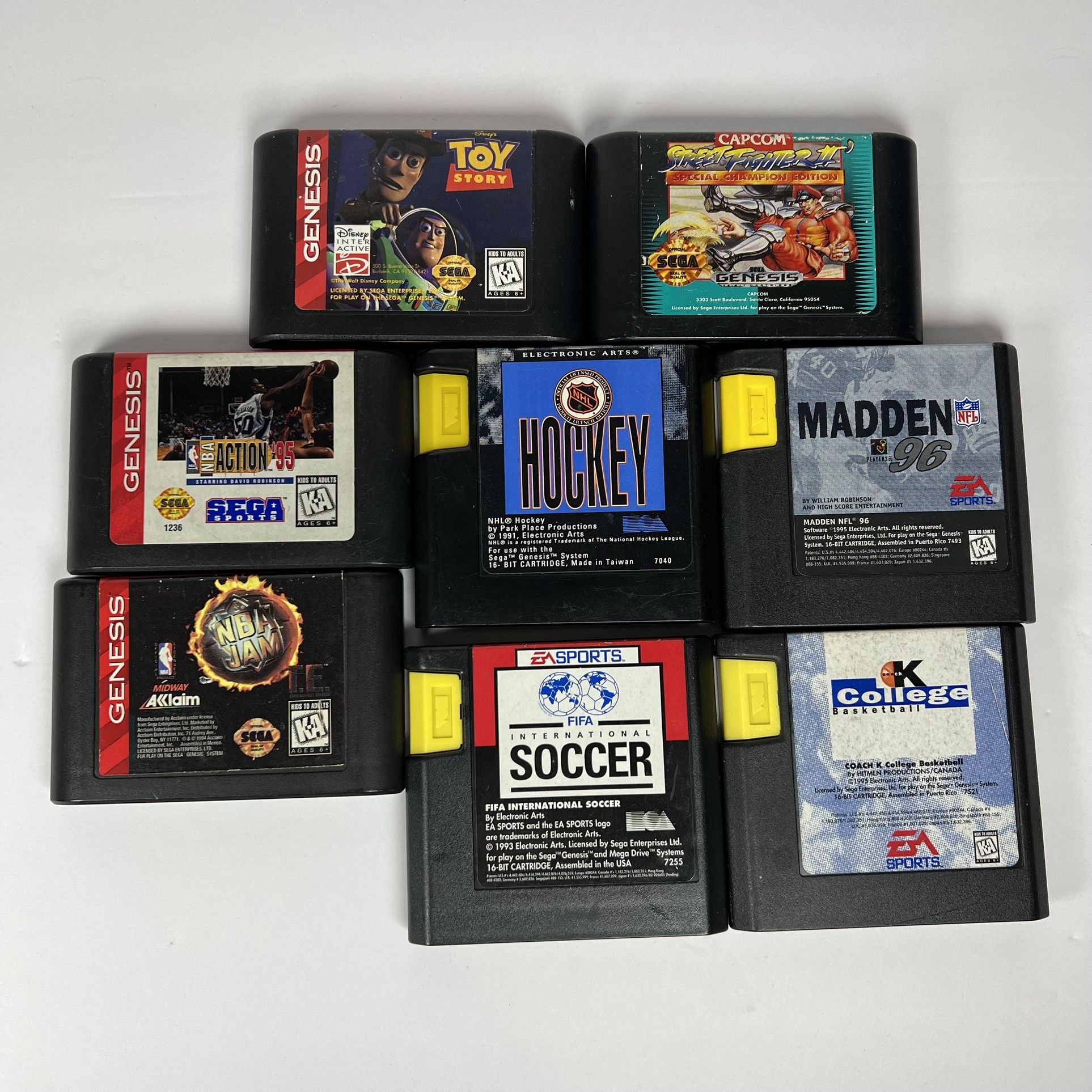 Sega Genesis Game Lot