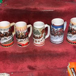Budweiser Steins 