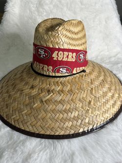 NFL Team Hat- San Francisco 49ers Straw Hat