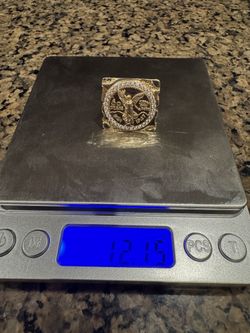 10k Centenario Gold Nugget Ring