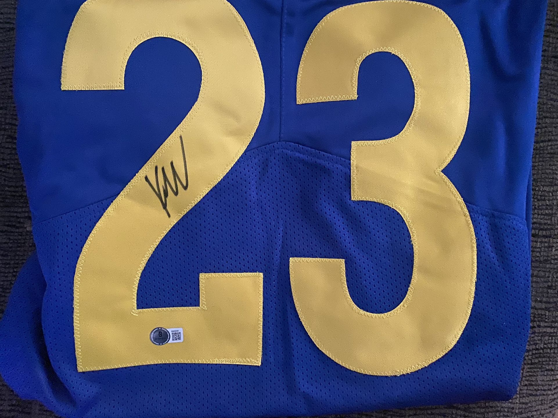Kyren Williams Signed Custom Jersey