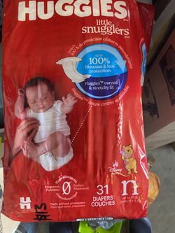 Newborn  Diapers 31ct New$13