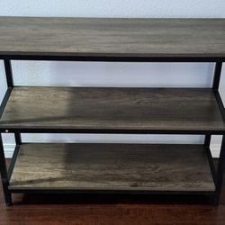 Entry Table Display Shelf