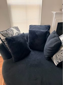 Sectional - ottoman - oversized swivel chair