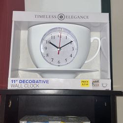 Fancy Coffee Mug Clock