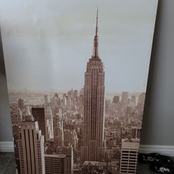 Beautiful New York Canvas PICTURE 37" × 31.5 inches