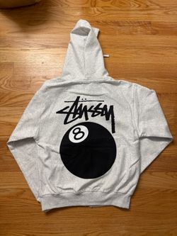 Stussy 8 ball zip up hoodie size small