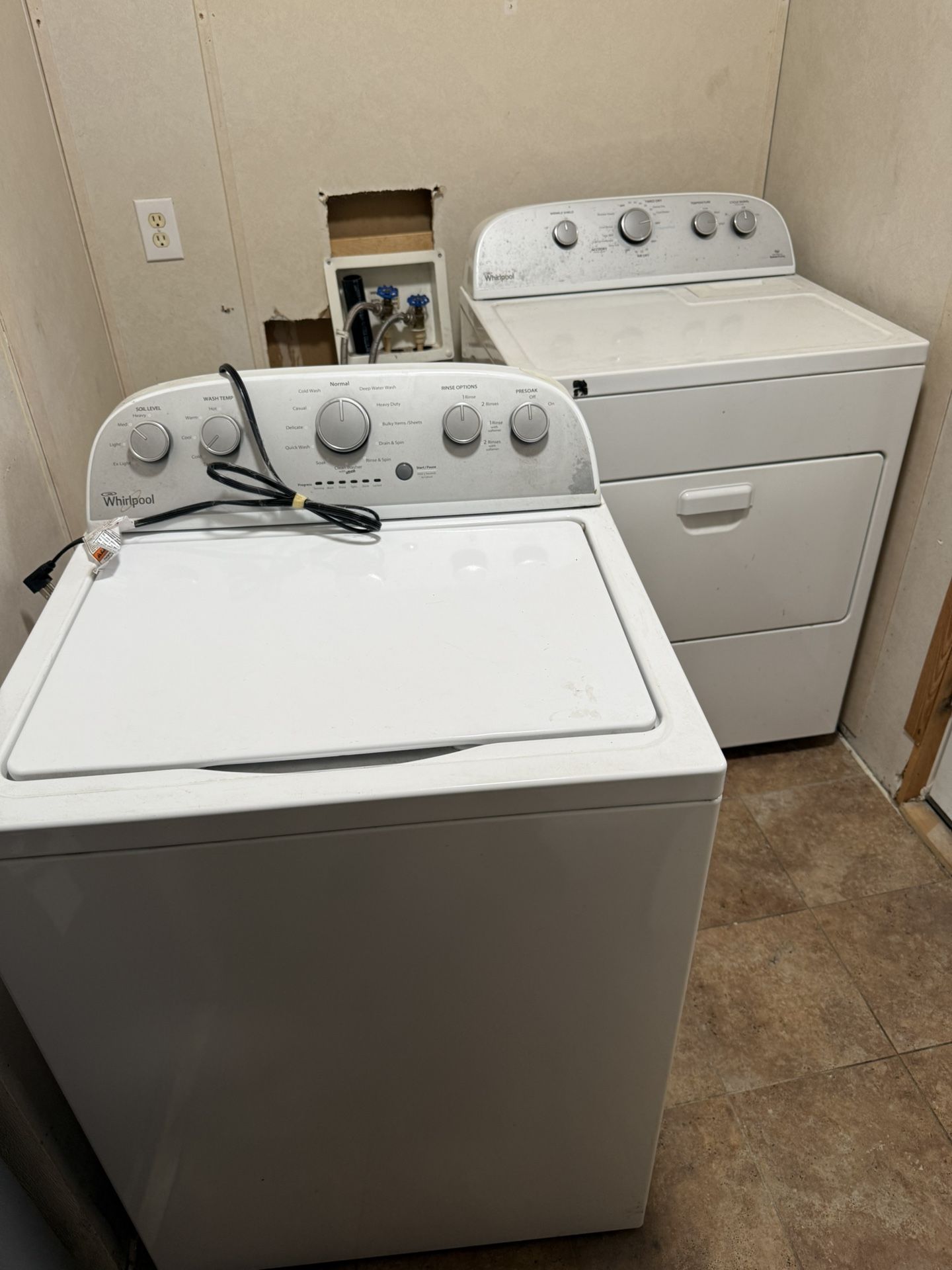Set Washer And Dryer Perfect Condition