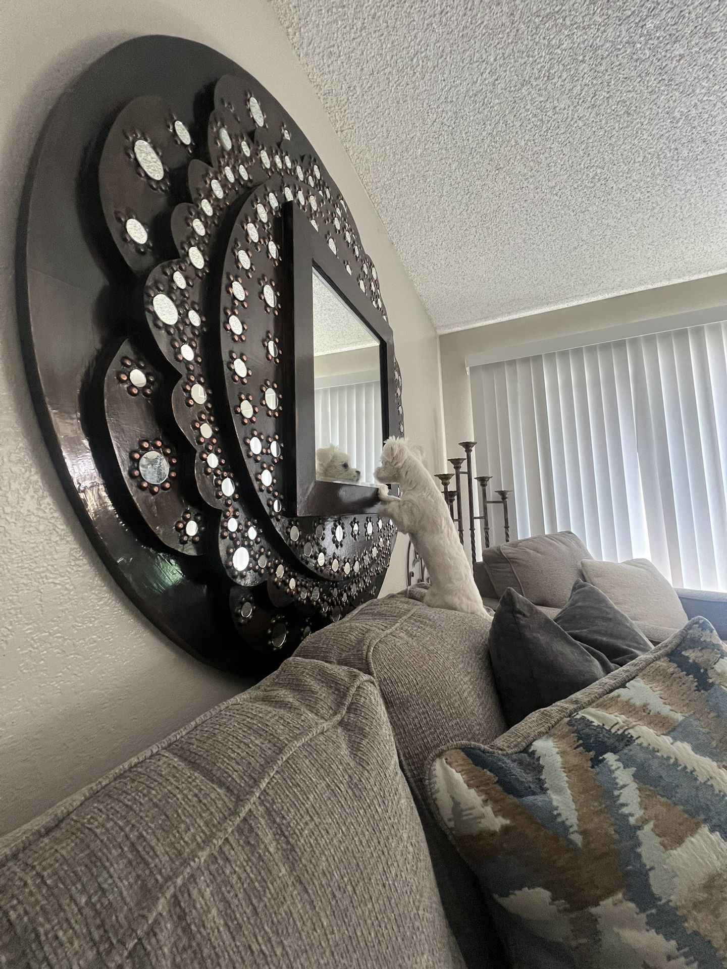 Big Round Mirror