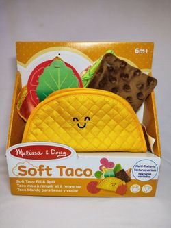Melissa & Doug Baby Toy Soft Taco Fill & Spill 6+ Months