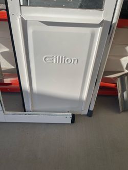 Left sliding pet door that opens