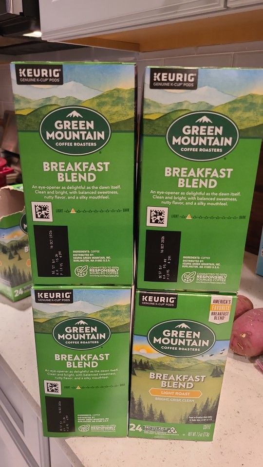 Keurig K Cups 6 Boxes. 24 Per Box