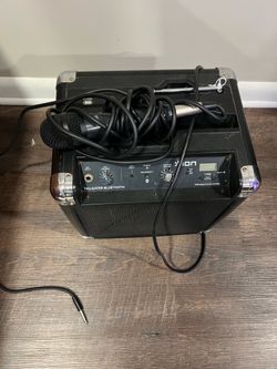 Karaoke machine, Bluetooth boom box ION
