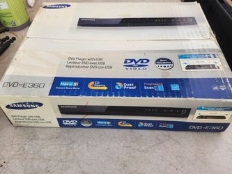 Samsung DVD-E360 DVD Player With USB - new