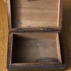 Antique handmade Wooden Box 