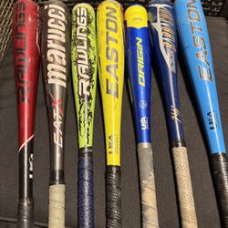 24” - 26” Baseball Bat Bundle USA Certified Marucci, Axe, Easton & more