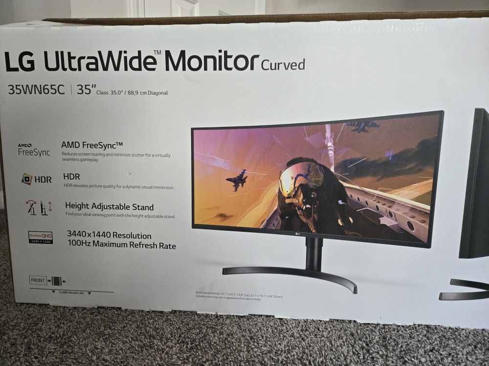 LG 35" Curved Gaming/Office Monitor