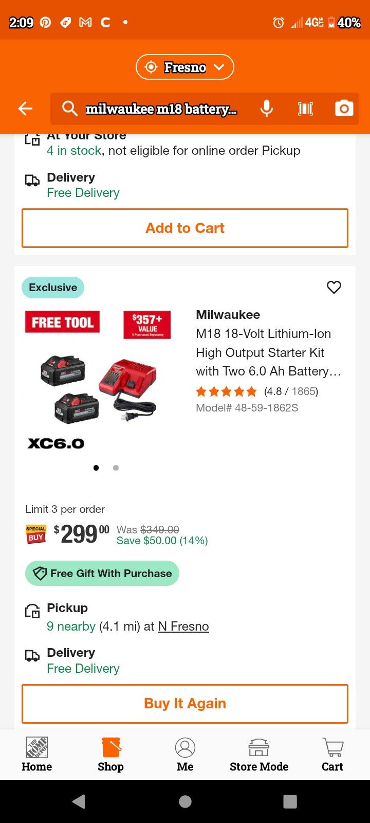 Milwaukee Batteries