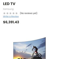 78" Samsung Curved 4k 3D Smart Tv