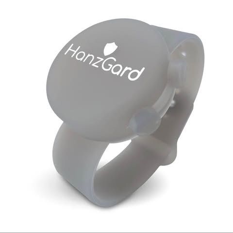 hand sanitizer wristbands.