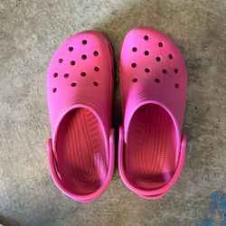 Pink Crocs