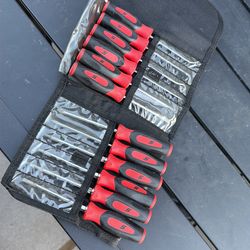 Snap on grip set 12 pc Screw driver set