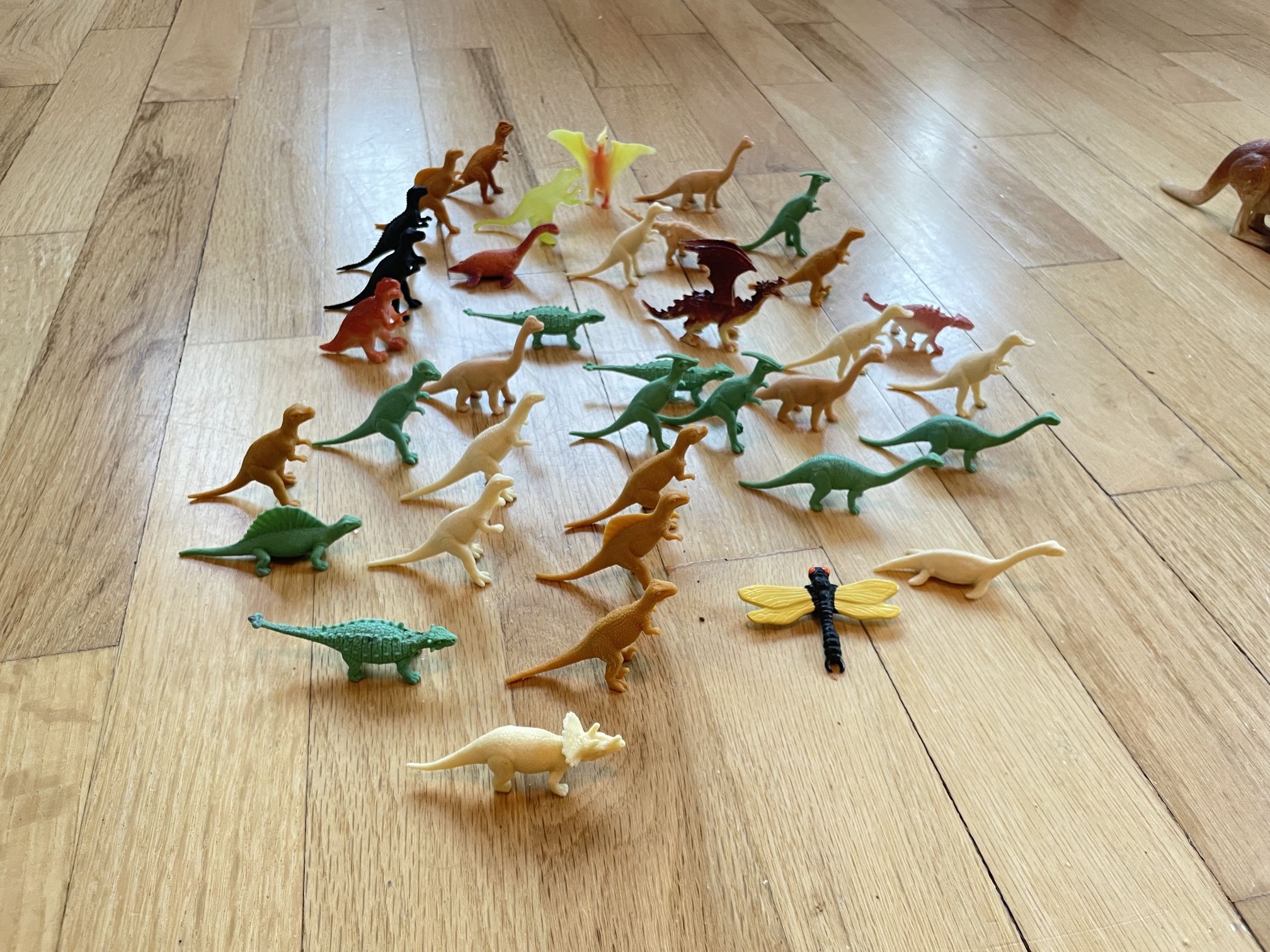 Toy Dinosaur And Animal Figures