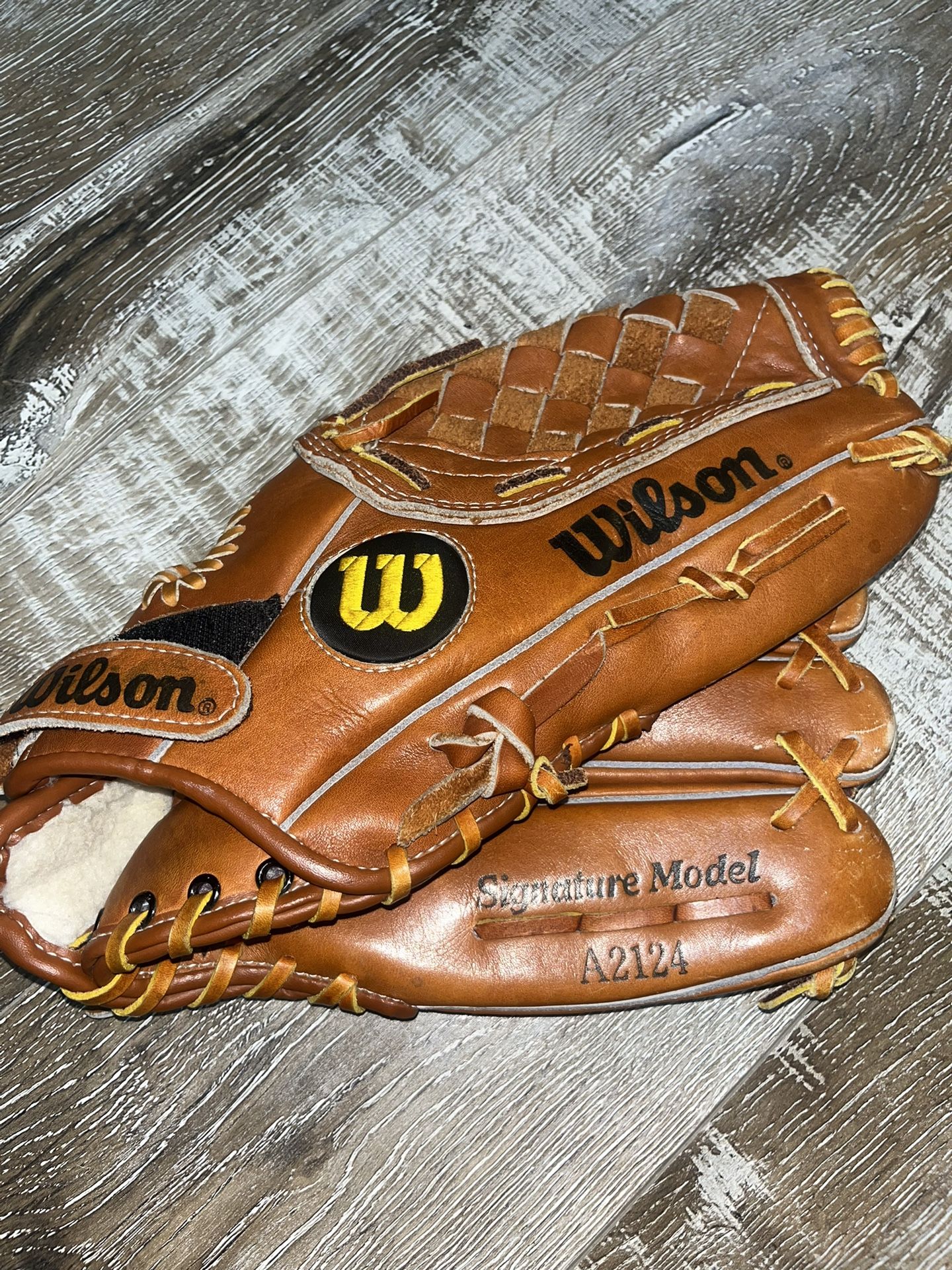 Vintage Wilson Signature Model A2124 George Brett Baseball Glove Mitt Adult RHT