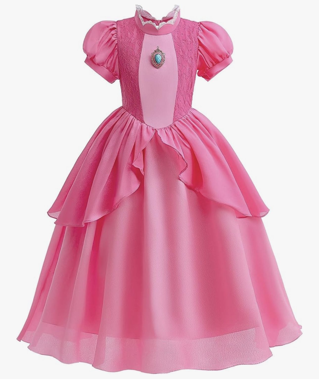 Pink Dress with Accessories for Girls - Pink Costume for Little Girls Dress Up 2-11 Years