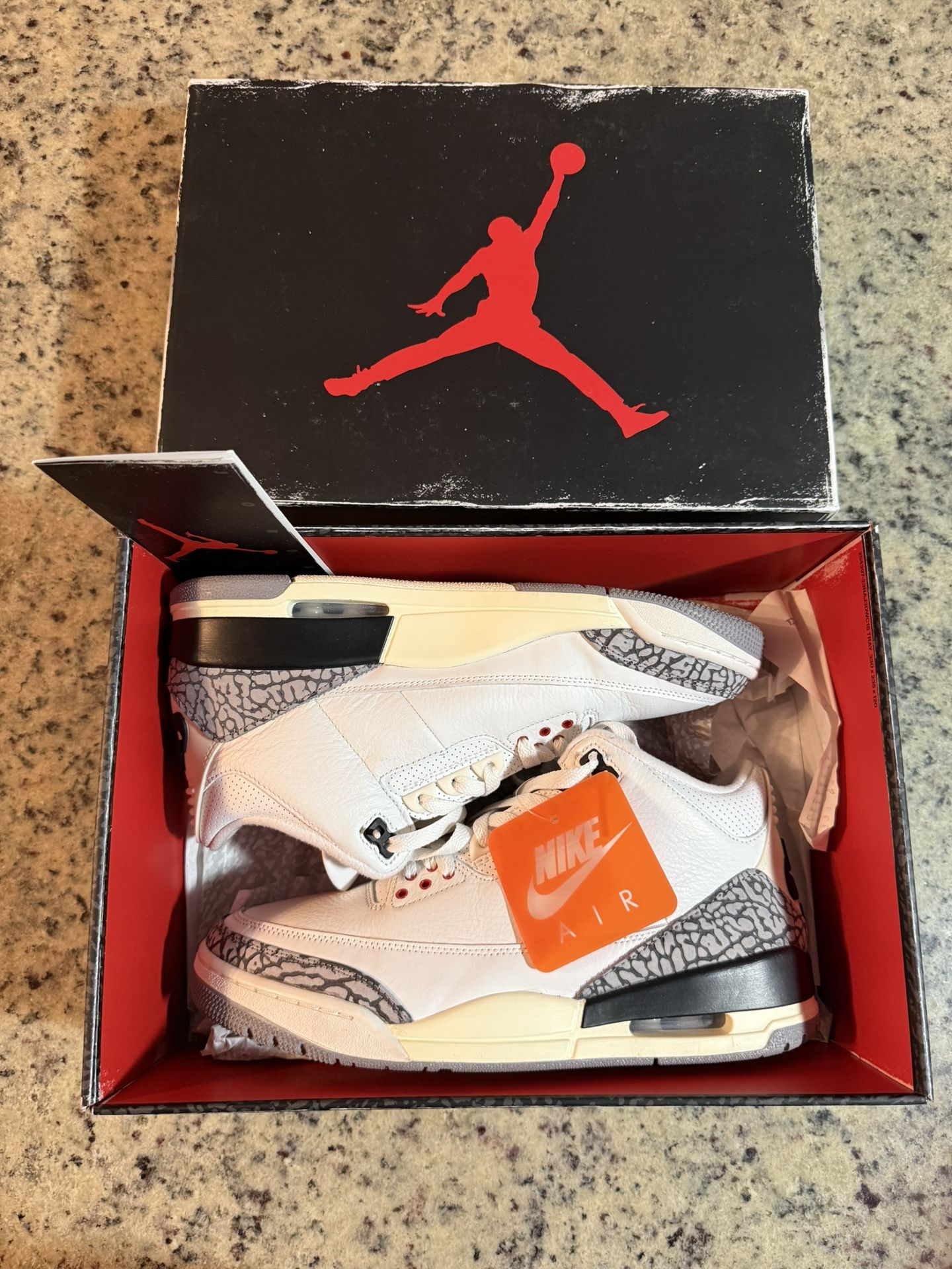 Jordan 3 Retro Mid White Cement Reimagined