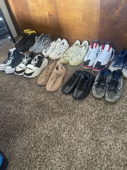 11 pares de tenis sizes 8 y 8.5