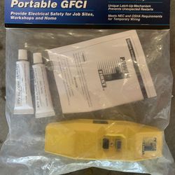 POWER FIRST 5YL46 GFCI PORTABLE INLINE GROUND FAULT CIRCUIT INTERRUPTER 4800W