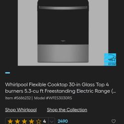 Estufa Electrica Whirpooll