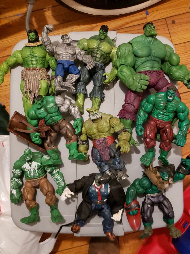 Storm collectibles street fighter marvel legends hulk action figures