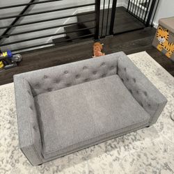 La-Z-Boy Grey Dog Sofa