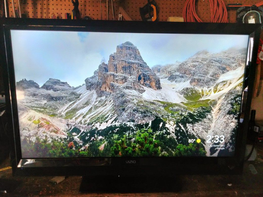Large Visio TV  1080p With Chromecast 