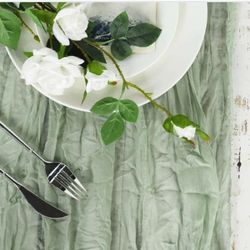 Sage Green Table Runners