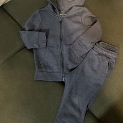 Blue sweat suit set