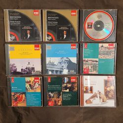 EMI Classics Classical Music Lot Of 9 Great Recordings Herbert von Karajan