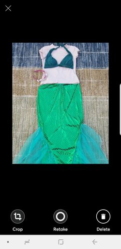 Girls 10/12 diy mermaid Halloween costume