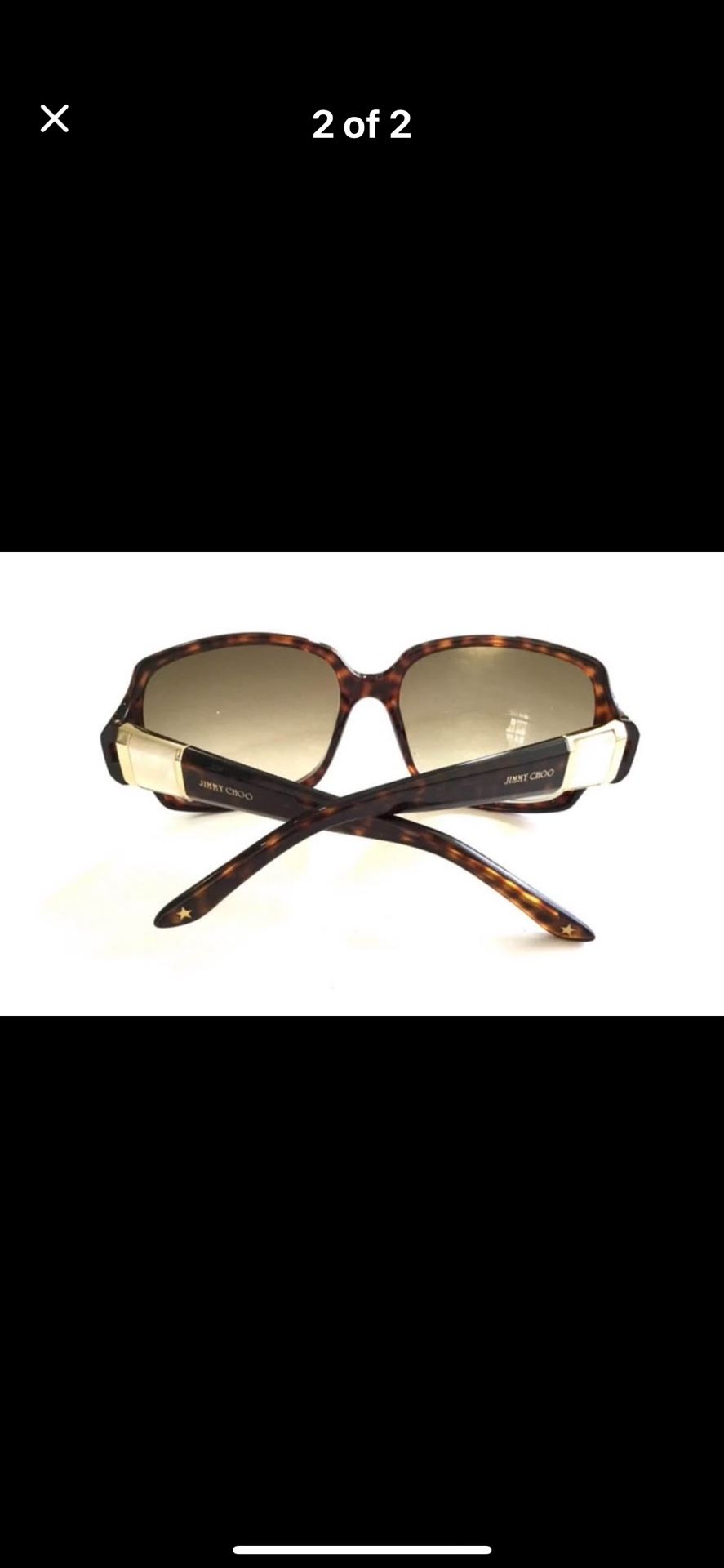 Jimmy Choo Sunglasses Tortoise 0NSK CC Size 58mm 