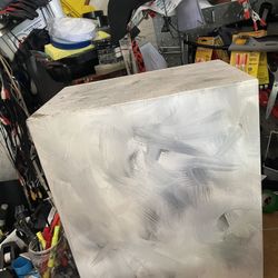 Wood home decor for patio plants and vases  Hand painted And 