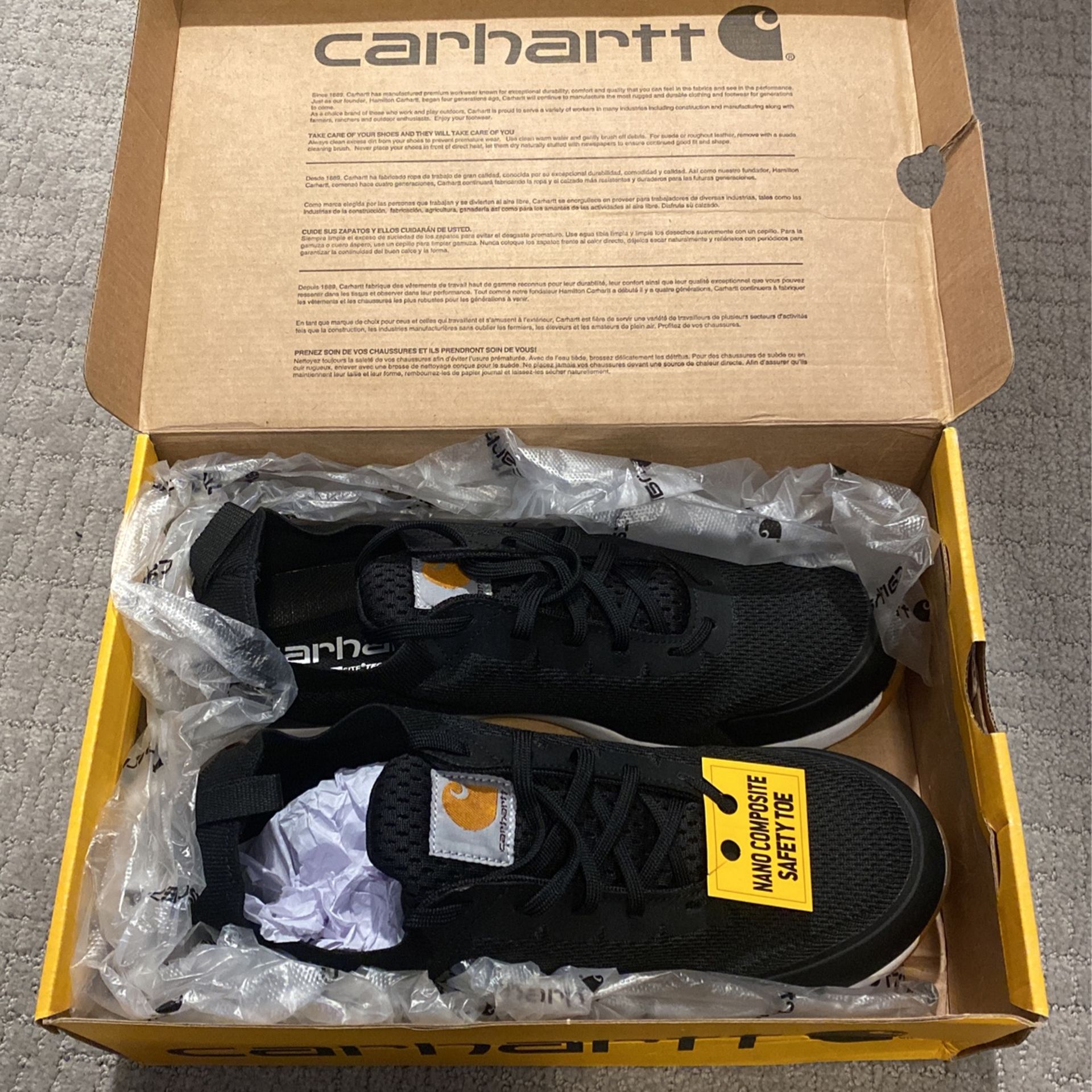 Men’s carhartt Safety Shoe 10.5